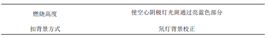 儀器參考測(cè)量條件